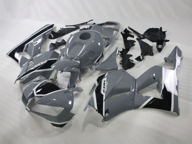 Carenados Moto Honda CBR600RR 2013-2023 - Nardo Gris Negro Brillante Asequibles