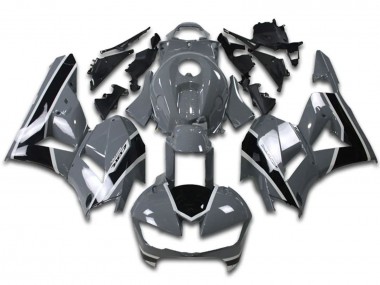 Carenados Moto Honda CBR600RR 2013-2023 - Nardo Gris Negro Brillante Asequibles