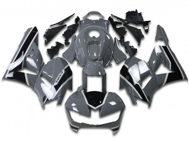Carenados Moto Honda CBR600RR 2013-2023 - Nardo Gris Negro Brillante Asequibles