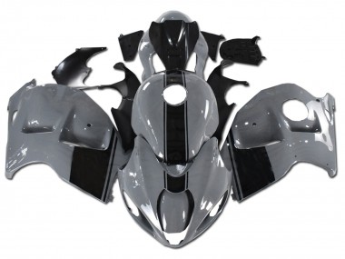 Carenados Moto Suzuki GSXR 1300 Hayabusa 1996-2007 - Nardo Gris Negro No Calcomanía Asequibles
