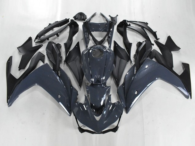 Carenados Moto Yamaha YZF R3/R25 2015-2018 - Gris Oscuro Negro Mate Asequibles