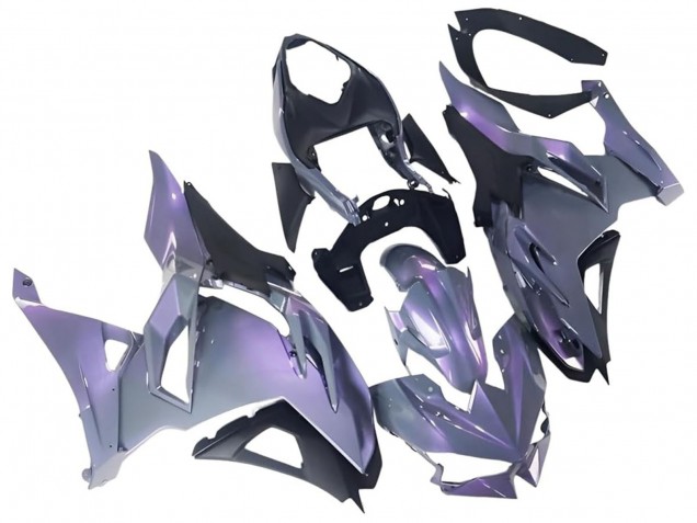 Carenados Moto Kawasaki Ninja 500 EX500R 2024-2025 - Camaleón Gris Dazz Púrpura Perla Asequibles
