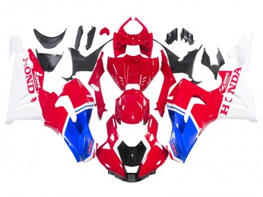 Kits Carenados Moto Honda CBR1000RR-R 2020-2023 - Blanco Rojo Azul HRC Asequibles