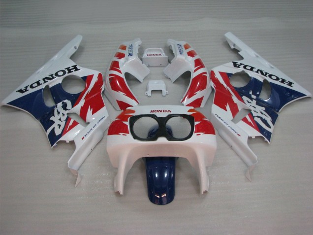 Carenados Moto Honda CBR400RR NC23 1987-1989 - Blanco Rojo Azul Asequibles