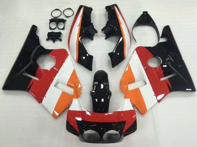 Carenados Moto Honda CBR400RR NC23 1987-1989 - Naranja Blanco Rojo Negro Brillante Asequibles