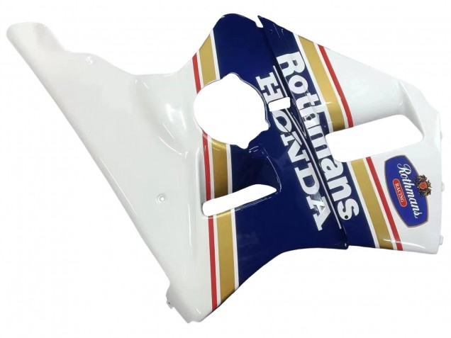 Carenados Moto Honda CBR400RR NC23 1987-1989 - Blanco Amarillo Azul Rothmans Asequibles