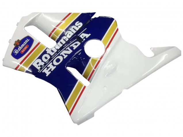 Carenados Moto Honda CBR400RR NC23 1987-1989 - Blanco Amarillo Azul Rothmans Asequibles