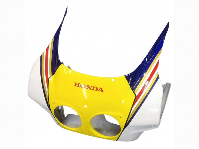 Carenados Moto Honda CBR400RR NC23 1987-1989 - Blanco Amarillo Azul Rothmans Asequibles