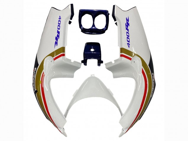 Carenados Moto Honda CBR400RR NC29 1990-1999 - Blanco Oro Rojo Azul Oscuro Rothmans Asequibles