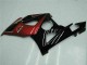 Carenados Moto Suzuki GSXR 1000 2005-2006 - Rojo Plata Negro Brillante Asequibles