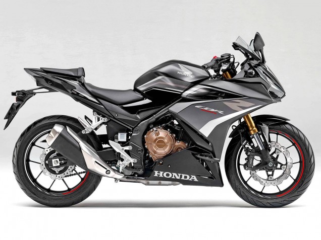 Carenados Moto Honda CBR400R 2022 - Blanco Negro Mate Asequibles