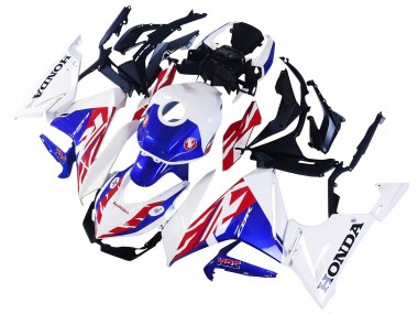 Carenado Moto Honda CBR400R 2022 - Blanco Rojo Azul Asequibles