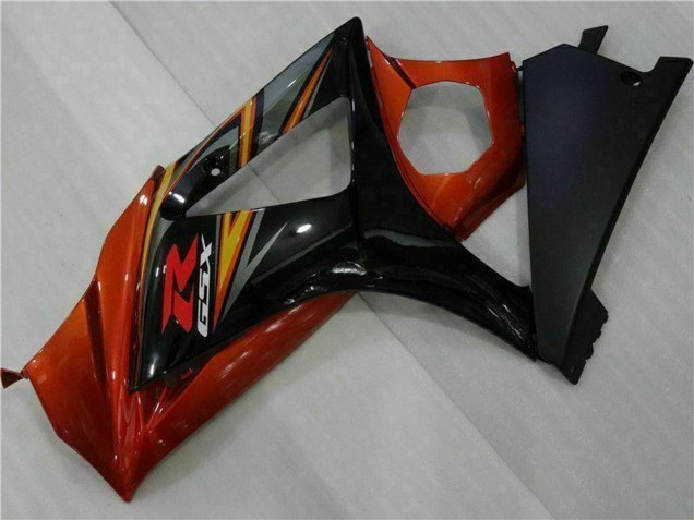 Carenados Moto Suzuki GSXR 1000 2007-2008 - Negro Naranja Asequibles