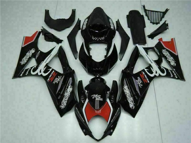 Carenados Moto Suzuki GSXR 1000 2007-2008 - Negro Brillante Rojo Blanco Asequibles