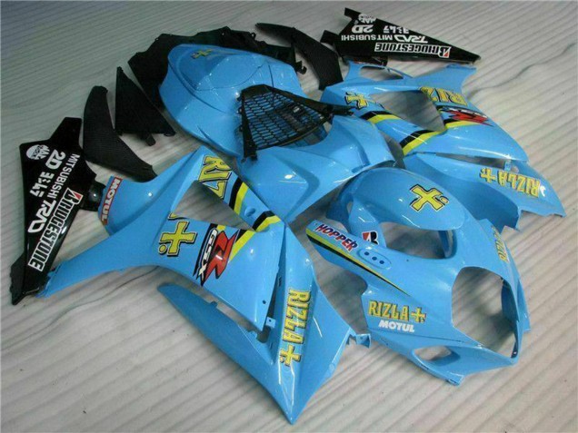Kits Carenado Moto Suzuki GSXR 1000 2007-2008 - Azul Oro Negro Rizla Asequibles