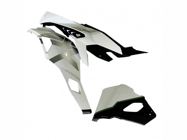 Carenados Moto Kawasaki ZX25R ZX-25R 2019-2025 - Blanco Plata Verde Negro Trick Star Asequibles