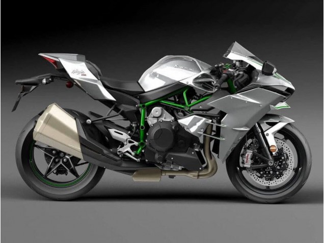 Carenados Moto Kawasaki Ninja H2 2015-2022 - Plata Asequibles