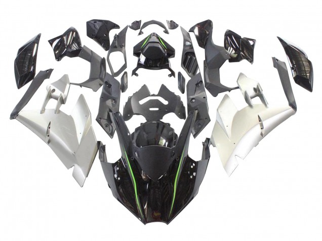 Carenados Moto Kawasaki Ninja H2 2015-2022 - Negro Plata Verde Asequibles