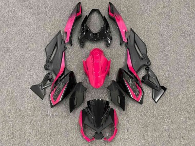 Carenados Moto Kawasaki Z400 2018-2024 - Negro Mate Bright Rosa Asequibles