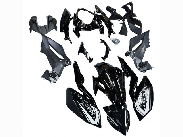 Carenados Moto Kawasaki Z400 2018-2024 - Negro Brillante Asequibles