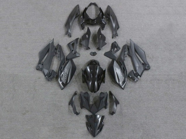Carenados Moto Kawasaki Z400 2018-2024 - Negro Mate Negro Brillante Asequibles