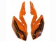 Carenados Moto Kawasaki Z400 2018-2024 - Naranja Negro Brillante Asequibles
