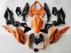 Carenados Moto Kawasaki Z400 2018-2024 - Naranja Negro Brillante Asequibles