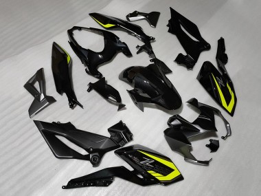 Carenados Moto Kawasaki Z400 2018-2024 - Negro Amarillo Asequibles
