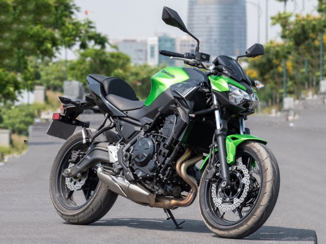 Carenados Moto Kawasaki Ninja Z650 2020-2023 - Verde Negro Asequibles
