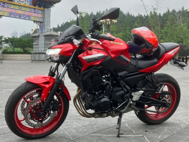 Carenados Moto Kawasaki Ninja Z650 2020-2023 - Rojo Negro Asequibles