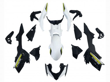 Carenados Moto Kawasaki Ninja Z650 2020-2023 - Blanco Negro Verde Asequibles