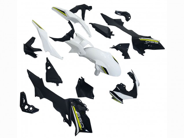 Carenados Moto Kawasaki Ninja Z650 2020-2023 - Blanco Negro Verde Asequibles