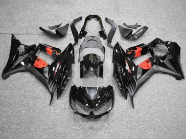 Carenados Moto Kawasaki Z1000SX 2010-2016 - Negro Brillante Negro Mate Rojo Bull Asequibles