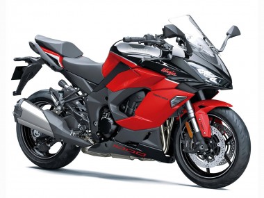 Carenados Moto Kawasaki Z1000SX 2020-2025 - Negro Rojo Ninja Asequibles
