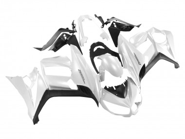 Carenados Moto Kawasaki Z1000SX 2010-2016 - Blanco Perla Negro Asequibles