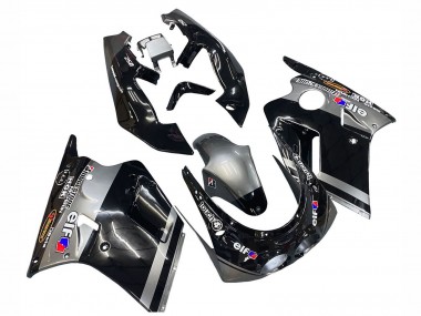 Carenados Moto Kawasaki ZXR250 1989-1990 - Negro Brillante Gris Elf Touch4 Bridgestone Asequibles
