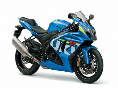Kits Carenado Moto Suzuki GSXR 1000 2009-2016 - Azul Verde Blanco Asequibles
