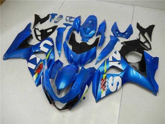 Kits Carenado Moto Suzuki GSXR 1000 2009-2016 - Azul Verde Blanco Asequibles