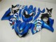 Kits Carenado Moto Suzuki GSXR 1000 2009-2016 - Azul Verde Blanco Asequibles