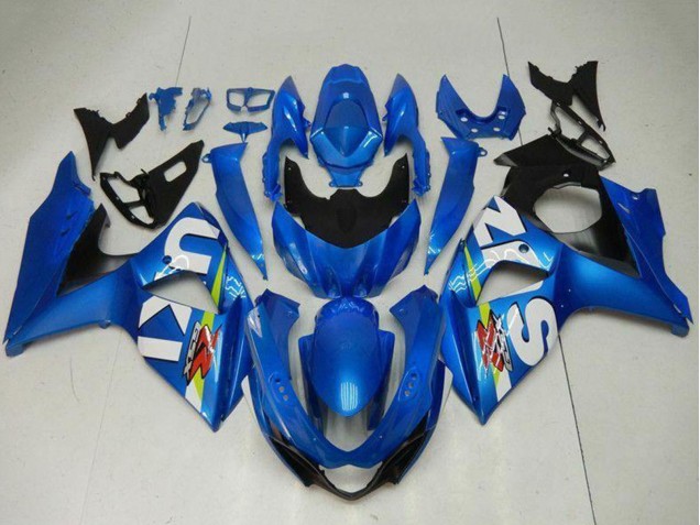 Kits Carenado Moto Suzuki GSXR 1000 2009-2016 - Azul Verde Blanco Asequibles