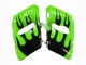 Carenados Moto Kawasaki ZZR400 1993-2007 - Verde Negro Brillante Llama Asequibles