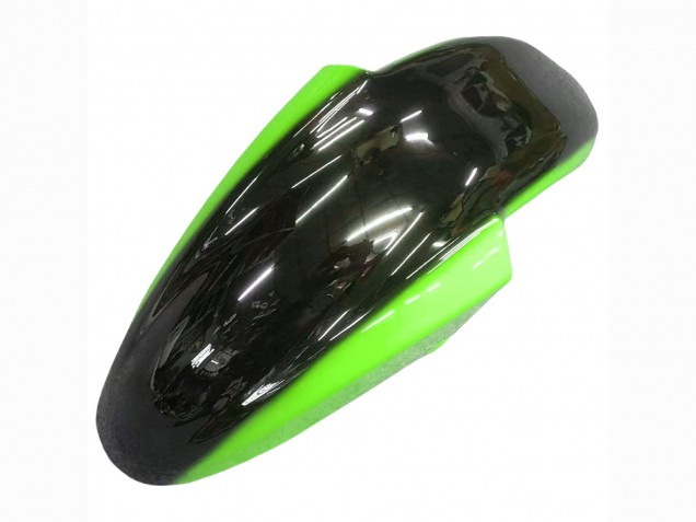Carenados Moto Kawasaki ZZR400 1993-2007 - Verde Negro Brillante Llama Asequibles