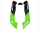 Carenados Moto Kawasaki ZZR400 1993-2007 - Verde Negro Brillante Llama Asequibles
