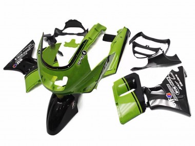 Carenados Moto Kawasaki ZZR400 1993-2007 - Verde Negro Brillante Elf Touch4 Bridgestone Asequibles