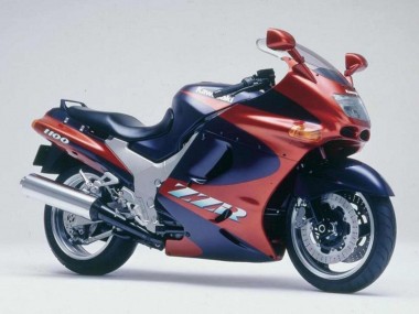 Carenados Moto Kawasaki ZZR1100 1993-2003 - Rojo Granate Azul Oscuro Asequibles