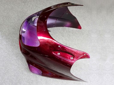 Carenado Moto Kawasaki ZZR1100 1993-2003 - Rojo Oscuro Asequibles