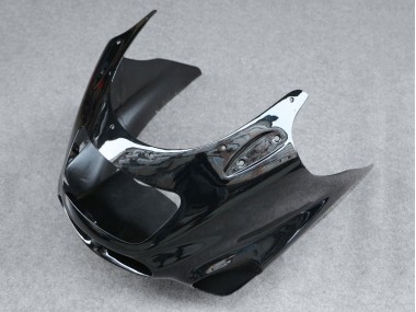 Carenado Moto Kawasaki ZZR1100 1993-2003 - Negro Brillante Asequibles
