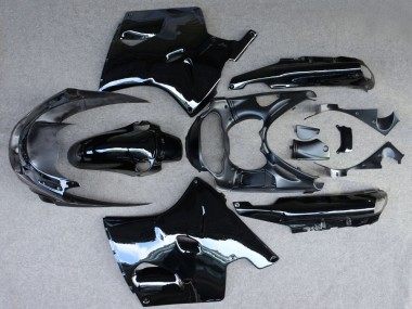 Carenado Moto Kawasaki ZZR1100 1993-2003 - Negro Brillante Asequibles