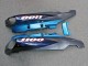 Carenados Moto Kawasaki ZZR1100 1993-2003 - Azul Brillante Gris Asequibles