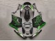 Carenados Moto Kawasaki ZZR1100 1993-2003 - Negro Brillante Verde Llama Asequibles